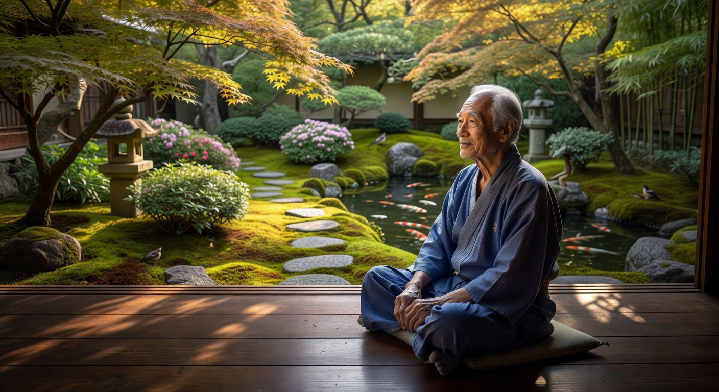 縁側の静かな風景